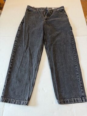 Volcom Kraftsman Carpenter Men's Relaxed Black Washed Jeans